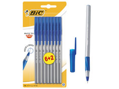Ручки шариковые Bic Round Stic Exact 6+2шт 932862
