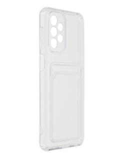 Чехол Svekla для Samsung Galaxy A23 с картхолдером Transparent SVCAR-SAMA23-WH