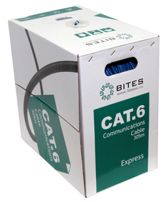 Сетевой кабель 5bites UTP / SOLID / 6CAT / 23AWG / COPPER / PVC / 305M US6575-305B-BL