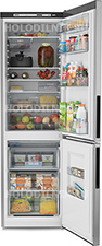 Двухкамерный холодильник ATLANT ХМ 4624-181 серебристый Атлант