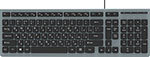 Проводная клавиатура Ritmix плоская RKB-400 Grey