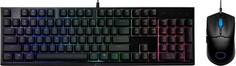 Набор Cooler Master MS-110-KKMF1-RU мышь: чёрная, USB, 3200dpi, 6 кнопок, RGB; клавиатура: чёрная, USB, RGB