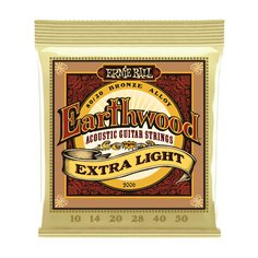 2006 Earthwood Extra Light 80/20 Bronze Acoustic Guitar Strings - 10-50 Gauge Ernie Ball