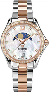 Швейцарские наручные женские часы Le Temps LT1030.46BT02. Коллекция Sport Elegance