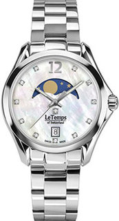 Швейцарские наручные женские часы Le Temps LT1030.06BS01. Коллекция Sport Elegance