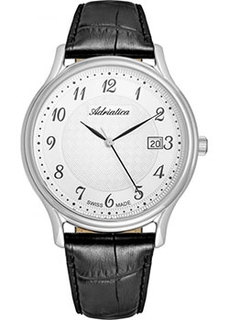 Швейцарские наручные мужские часы Adriatica 8000.5223Q. Коллекция Twin