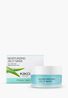 Маска для лица Kiko Milano успокаивающая, гелевая, с алоэ, MOISTURIZING JELLY MASK, 50 мл