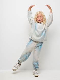 Джоггеры для девочек из балетной капсулы sela x Марк Олич (принт, 98)