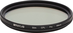 Фильтр поляризационный RayLab CPL Slim Pro 58mm