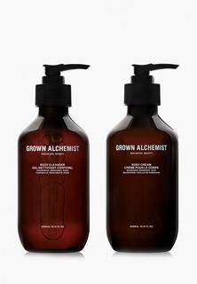 Набор для ухода за телом Grown Alchemist Refresh & Rejuvenate Body Care, Гель для душа "Ромашка, бергамот и розовое дерево" 300 мл + Крем для тела "Мандарин и розмарин" 300 мл