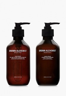 Набор для ухода за руками Grown Alchemist Hydrate & Revive Hand Care, жидкое Мыло для рук "Апельсин, кедр и шалфей" 300 мл + Крем для рук "Ваниль и апельсин" 300 мл