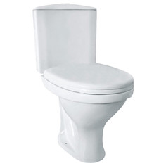 Унитазы-компакты унитаз-компакт Вест МС двухрежимный косой выпуск Santeri