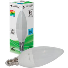Лампочка Лампа светодиодная Наносвет E14 6W 4000K матовая LE-CD-60/E14/940 L201
