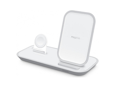 Зарядное устройство Mophie 2-in-1 Wireless Charging Stand White 401305734