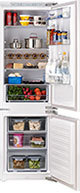 Встраиваемый двухкамерный холодильник Weissgauff WRKI 178 H Inverter NoFrost