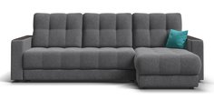 Угловой диван BOSS Classic XL рогожка Malmo серый