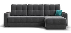 Угловой диван BOSS Classic XL велюр Monolit серый
