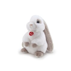 Мягкая игрушка Бело-серый кролик Клемент, 20 х 27 х 20 см Trudi