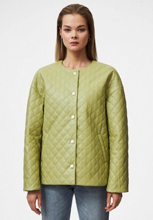 Куртка кожаная Charuel QUILTED ECO LEATHER BOMBER JACKET