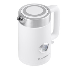 Чайники чайник MAUNFELD MFK-631W 2150Вт 1,7л металл белый