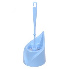 Ерш для туалета Мультипласт, МТ271 Капля, напольный, пластик, голубой