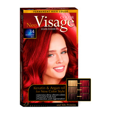 Краска для волос Интенсивно красный Intensive Red 34 Visage Color Hair Fashion
