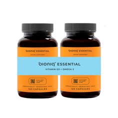 Набор Омега 3 90% + Витамин Д3 2000 IU Bioniq Essential