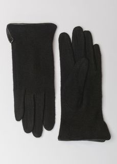 Шерстяные перчатки с кожаной окантовкой (15 (7.5)) Elis