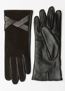 Кожаные перчатки с декором (15 (7.5)) Elis