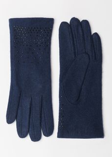Шерстяные перчатки со стразами (15 (7.5)) Elis
