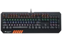Клавиатура Canyon GK-6 CND-SKB6-RU механическая, LED-подсветка, 104 кл., 1.8 м