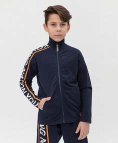 Синяя толстовка Button Blue