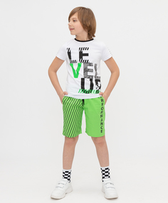 Салатовые шорты для мальчика Button Blue