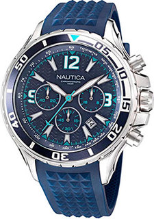 Швейцарские наручные мужские часы Nautica NAPNSS214. Коллекция NST Chronograph