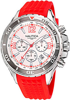 Швейцарские наручные мужские часы Nautica NAPNSS215. Коллекция NST Chronograph