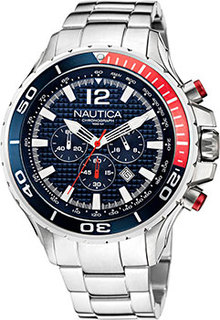 Швейцарские наручные мужские часы Nautica NAPNSTF13. Коллекция NST Chronograph