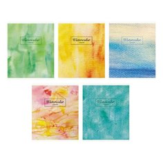 Тетрадь Listoff Художественный холст, в клетку, 48 листов, А5, в ассортименте