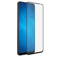 Закаленное стекло DF для Realme 9 Pro Full Screen + Full Glue Black Frame rmColor-22