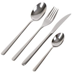 Набор столовых приборов нержавеющая сталь, 24 предмета, Daniks, Element