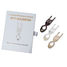 Набор шпилек No1 Hairpin коричневого/прозрачного/бежевого оттенка (3шт.) Fiona Franchimon