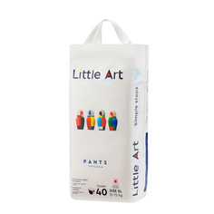 Детские подгузники трусики ультратонкие, размер XL, 12-15 кг 2 МЛ Little ART