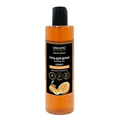 Гель для душа Апельсин и Лемонграсс ORANGE & LEMONGRASS ENERGY Organic Guru