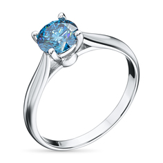 Кольцо из белого золота э0912кц10173100_blue ЭПЛ Даймонд