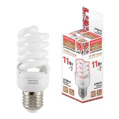 Лампочка Лампа люминесцентная TDM Electric Народная E27 11W 2700K матовая SQ0347-0019