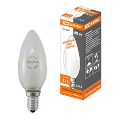 Лампочка Лампа накаливания TDM Electric Е14 40W матовая SQ0332-0017
