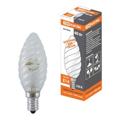 Лампочка Лампа накаливания TDM Electric Е14 40W матовая SQ0332-0021
