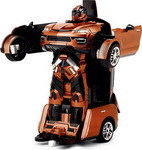 Робот 1 Toy трансформирующийся в машину, 30 см, оранжевый Т10859