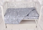 Комплект постельного белья Amarobaby EXCLUSIVE Soft Collection 101 Барашек 3 предмета AMARO-3003-SCB