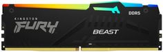 Модуль памяти DDR5 8GB Kingston FURY KF556C40BBA-8 Beast RGB 5600MHz CL40 1RX16 1.25V 16Gbit