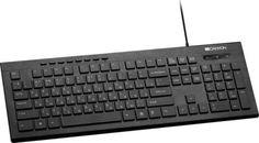 Клавиатура Canyon HKB-2 104 кл., slim, 1.5 м, черный